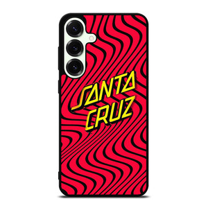 SANTA CRUZ SKATEBOARD WAVY RED Samsung Galaxy S25 Plus Case Cover