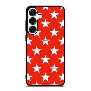 SUPREME STARS PATTERN RED Samsung Galaxy S25 Plus Case Cover SUPREME STARS PATTERN RED Samsung Galaxy S25 Plus Case Cover