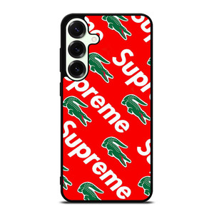 SUPREME X LACOSTE Samsung Galaxy S25 Plus Case Cover SUPREME X LACOSTE Samsung Galaxy S25 Plus Case Cover