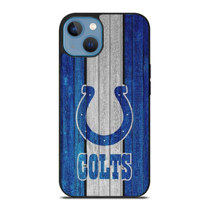 INDIANAPOLIS COLTS WOOD LOGO iPhone 13 Case Cover