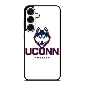 UCONN HUSKIES WHITE LOGO Samsung Galaxy S25 Plus Case Cover