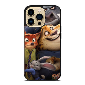 DISNEY ZOOTOPIA CARTOON ALL CHARACTERS  iPhone 14 Pro Max Case Cover