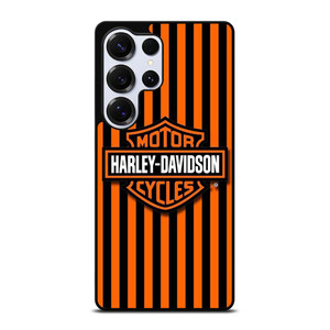 HARLEY DAVIDSON MOTOR CYCLES ORANGE STRIPE Samsung Galaxy S25 Ultra Case Cover