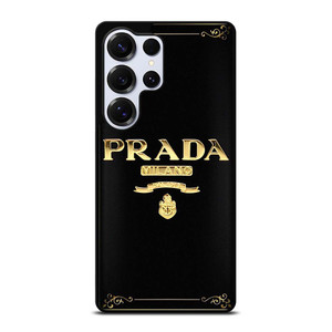 PRADA MILANO GOLD Samsung Galaxy S25 Ultra Case Cover PRADA MILANO GOLD Samsung Galaxy S25 Ultra Case Cover
