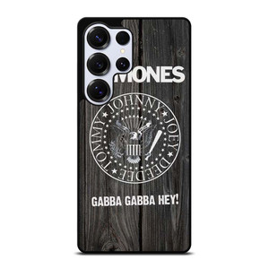 RAMONES BAND WOOD BADGE Samsung Galaxy S25 Ultra Case Cover