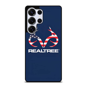 REALTREE USA FLAG LOGO Samsung Galaxy S25 Ultra Case Cover