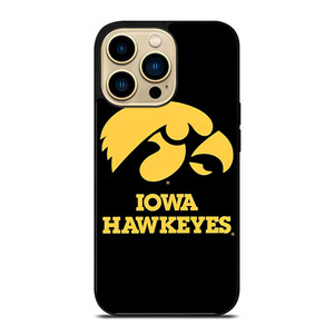 IOWA HAWKEYES FOOTBALL LOGO  iPhone 14 Pro Max Case Cover