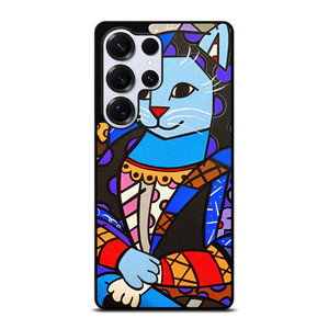 ROMERO BRITTO CAT MONALISA Samsung Galaxy S25 Ultra Case Cover