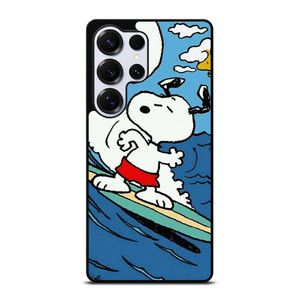 SNOOPY THE PEANUTS SURFING CARTOON Samsung Galaxy S25 Ultra Case Cover