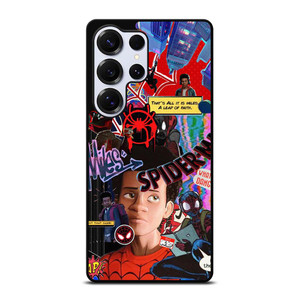 SPIDERMAN MILES MORALES COLLAGE Samsung Galaxy S25 Ultra Case Cover