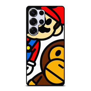 SUPER MARIO BROS BABY MILO BAPE Samsung Galaxy S25 Ultra Case Cover SUPER MARIO BROS BABY MILO BAPE Samsung Galaxy S25 Ultra Case Cover