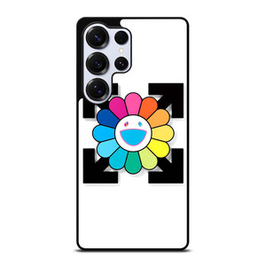 TAKASHI MURAKAMI SMILEY FLOWER OFF WHITE Samsung Galaxy S25 Ultra Case Cover