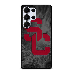 USC TROJANS FOOTBALL SMOKED LOGO Samsung Galaxy S25 Ultra Case Cover