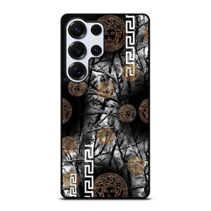 VERCASE CAMO LEAF BLACK WHITE Samsung Galaxy S25 Ultra Case Cover