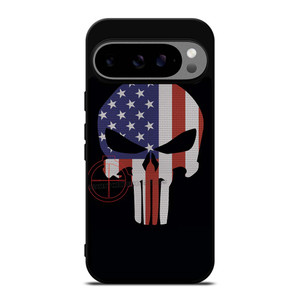 AMERICAN FLAG PUNISHER Google Pixel 9 Pro XL Case Cover AMERICAN FLAG PUNISHER Google Pixel 9 Pro XL Case Cover