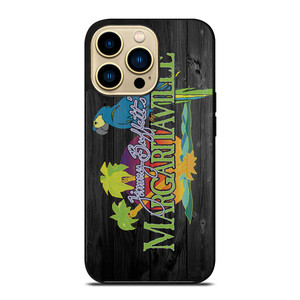 MAGARITAVILLE JIMMY BUFFETT WOOD LOGO  iPhone 14 Pro Max Case Cover
