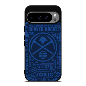 DENVER NUGGETS NBA BASKETBALL COLLAGE Google Pixel 9 Pro XL Case Cover DENVER NUGGETS NBA BASKETBALL COLLAGE Google Pixel 9 Pro XL Case Cover