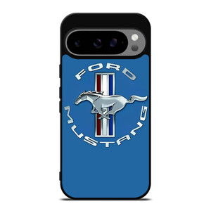 FORD MUSTANG LOGO BLUE ICON Google Pixel 9 Pro XL Case Cover FORD MUSTANG LOGO BLUE ICON Google Pixel 9 Pro XL Case Cover