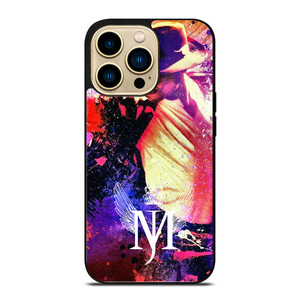 MICHAEL JACKSON SPLASHED LOGO  iPhone 14 Pro Max Case Cover