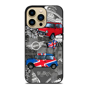 MINI COOPER LONDON COLLAGE  iPhone 14 Pro Max Case Cover MINI COOPER LONDON COLLAGE  iPhone 14 Pro Max Case Cover
