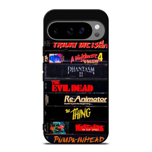 HORROR MOVIES CASSETTE COLLECTION Google Pixel 9 Pro XL Case Cover HORROR MOVIES CASSETTE COLLECTION Google Pixel 9 Pro XL Case Cover