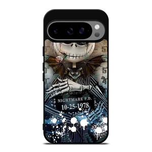 JACK SKELLINGTON NIGHTMARE BEFORE CHRISTMAS MUGSHOT Google Pixel 9 Pro XL Case Cover JACK SKELLINGTON NIGHTMARE BEFORE CHRISTMAS MUGSHOT Google Pixel 9 Pro XL Case Cover