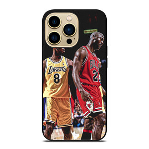 NBA LEGENDS KOBE BRYANT MICHAEL JORDAN  iPhone 14 Pro Max Case Cover NBA LEGENDS KOBE BRYANT MICHAEL JORDAN  iPhone 14 Pro Max Case Cover