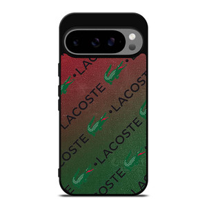 LACOSTE CROCODILE LOGO PATTERN Google Pixel 9 Pro XL Case Cover LACOSTE CROCODILE LOGO PATTERN Google Pixel 9 Pro XL Case Cover