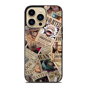 ONE PIECE POSTER WANTED COLLAGE  iPhone 14 Pro Max Case Cover