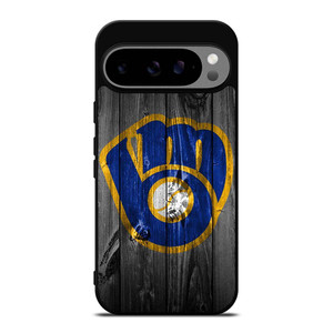 MILWAUKEE BREWERS BASEBALL WOOD LOGO Google Pixel 9 Pro XL Case Cover MILWAUKEE BREWERS BASEBALL WOOD LOGO Google Pixel 9 Pro XL Case Cover