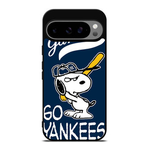 NEW YORK YANKEES SNOOPY CARTOON Google Pixel 9 Pro XL Case Cover NEW YORK YANKEES SNOOPY CARTOON Google Pixel 9 Pro XL Case Cover