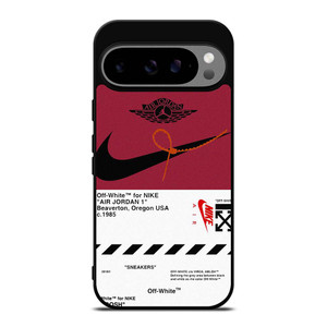 NIKE SWOOSH AIR JORDAN OFF WHITE Google Pixel 9 Pro XL Case Cover NIKE SWOOSH AIR JORDAN OFF WHITE Google Pixel 9 Pro XL Case Cover