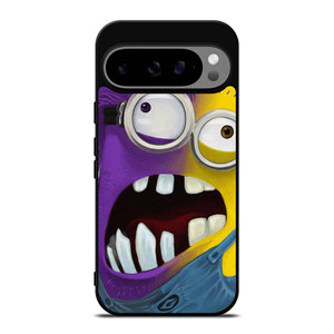 PURPLE HALF MINION CARTOON Google Pixel 9 Pro XL Case Cover PURPLE HALF MINION CARTOON Google Pixel 9 Pro XL Case Cover