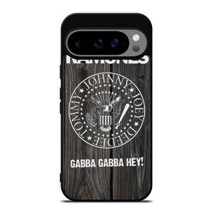 RAMONES BAND WOOD BADGE Google Pixel 9 Pro XL Case Cover