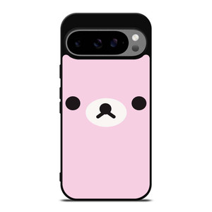 RILAKKUMA BEAR PINK MINIMALIST Google Pixel 9 Pro XL Case Cover RILAKKUMA BEAR PINK MINIMALIST Google Pixel 9 Pro XL Case Cover
