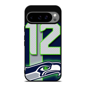 SEATTLE SEAHAWKS NFL 12 MAN LOGO Google Pixel 9 Pro XL Case Cover SEATTLE SEAHAWKS NFL 12 MAN LOGO Google Pixel 9 Pro XL Case Cover