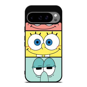 SPONGEBOB PATRICK SQUIDWARD CARTOON Google Pixel 9 Pro XL Case Cover SPONGEBOB PATRICK SQUIDWARD CARTOON Google Pixel 9 Pro XL Case Cover