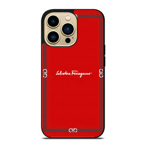 SALVATORE FERRAGAMO RED iPhone 14 Pro Max Case Cover SALVATORE FERRAGAMO RED iPhone 14 Pro Max Case Cover