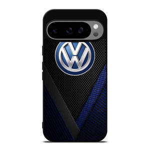 VW VOLKSWAGEN BLUE CARBON EMBLEM Google Pixel 9 Pro XL Case Cover