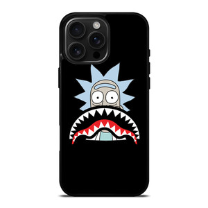 BAPE SHARK RICK AND MORTY iPhone 16 Pro Max Case Cover