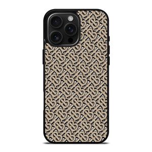 BURBERRY EMBLEM PATTERN LOGO iPhone 16 Pro Max Case Cover