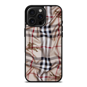 BURBERRY FABRIC iPhone 16 Pro Max Case Cover BURBERRY FABRIC iPhone 16 Pro Max Case Cover