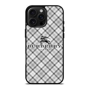BURBERRY ICON GRAY PATTERN iPhone 16 Pro Max Case Cover