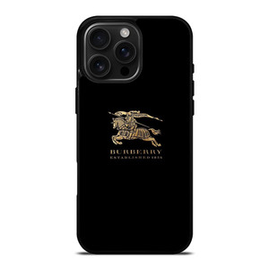 BURBERRY LOGO BLACK iPhone 16 Pro Max Case Cover BURBERRY LOGO BLACK iPhone 16 Pro Max Case Cover
