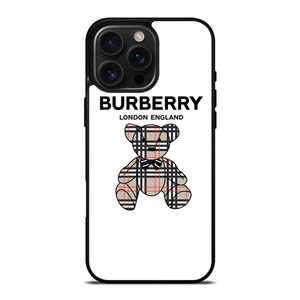 BURBERRY LONDON LOGO BEAR iPhone 16 Pro Max Case Cover BURBERRY LONDON LOGO BEAR iPhone 16 Pro Max Case Cover