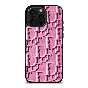 CHRISTIAN DIOR PINK EMBLEM iPhone 16 Pro Max Case Cover