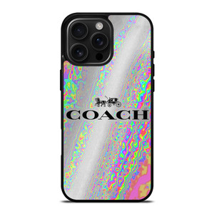 COACH NEW YORK COLORFUL LIQUID iPhone 16 Pro Max Case Cover COACH NEW YORK COLORFUL LIQUID iPhone 16 Pro Max Case Cover