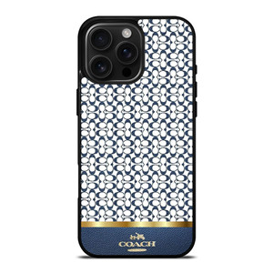 COACH NEW YORK LOGO BLUE ICON iPhone 16 Pro Max Case Cover COACH NEW YORK LOGO BLUE ICON iPhone 16 Pro Max Case Cover