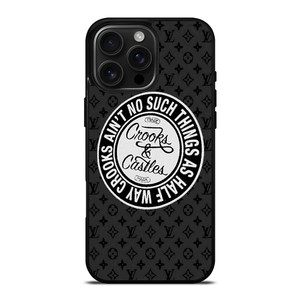 CROOKS AND CASTLES LOUIS VUITTON iPhone 16 Pro Max Case Cover CROOKS AND CASTLES LOUIS VUITTON iPhone 16 Pro Max Case Cover