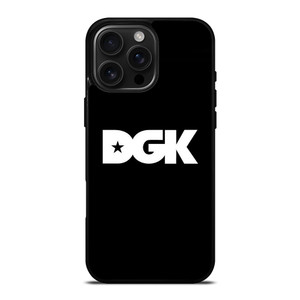 DGK SKATEBOARDING LOGO BLACK iPhone 16 Pro Max Case Cover